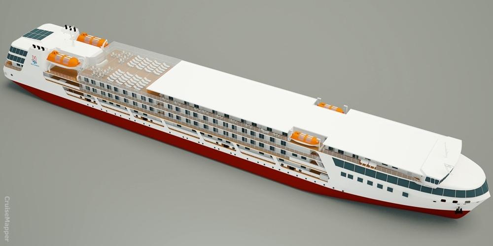 new Russian cruise ship design (above / top view)