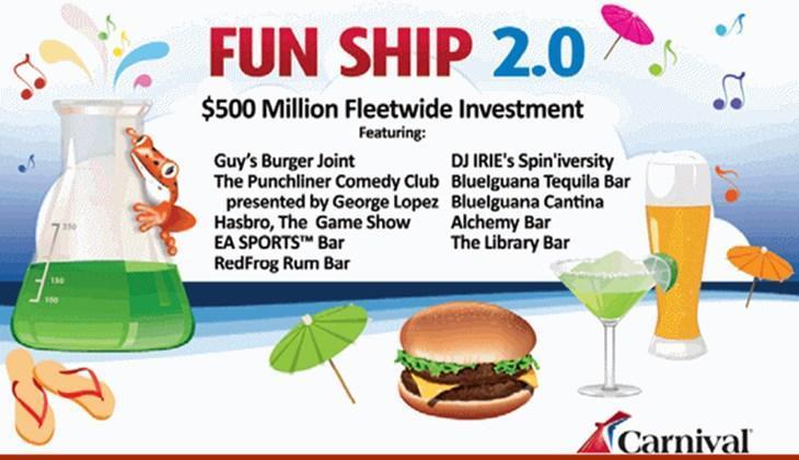 carnival fun ship 2.0 schedule