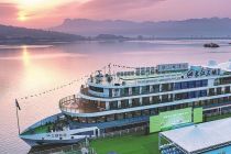 World's largest electric cruise ship Yangtze River Three Gorges 1 debuts in China