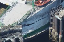 Ferry crashes into terminal in Seattle (Washington USA)