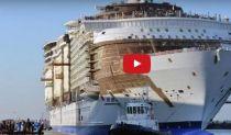 VIDEO: Construction of World's Largest Cruise Ship