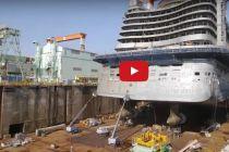 VIDEO: AIDAprima Cruise Ship Building & Christening