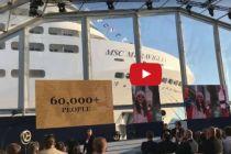 MSC Meraviglia Christened by Sophia Loren