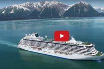 Crystal Serenity in Alaska by Drone