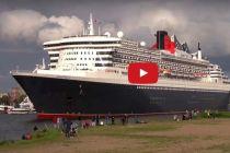 VIDEO: Queen Mary 2 Greets Elbphilharmonie Hamburg