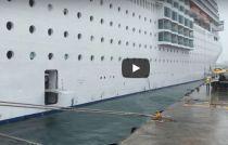 VIDEO: Costa neoRomantica Drifts Away From Port