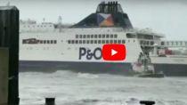 VIDEO: P&O Ferry Runs Aground in Calais