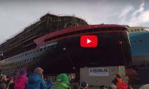 VIDEO: Hurtigruten's Newest Ship Launched