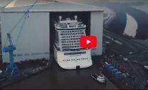 VIDEO: Norwegian Bliss Float Out Timelapse