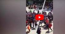 VIDEO: Crowds Run Towards Ferry on Gili Islands