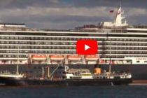 Red Arrows' Display Marks Departure of Cunard's Three Queens from Southampton