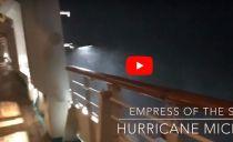 VIDEO: Empress of the Seas Hit by Hurricane Michael