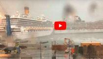 VIDEO: Cruise Ship Collision at La Spezia Port