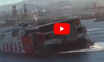 VIDEO: Ferry and Boat Collide in Canary Islands