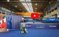 VIDEO: First Steel Cut for New Seaside EVO Ship