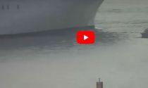 VIDEO: Celebrity Solstice Avoids Wiping Out Stricken Dinghy in Tauranga