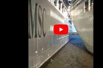 VIDEO: Two MSC Cruises Ships Collide in Buenos Aires