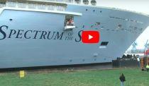 VIDEO: Spectrum of the Seas Leaves Meyer Werft