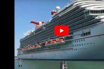 VIDEO: Carnival Panorama Leaves Dry Dock