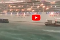 VIDEO: Costa Deliziosa Almost Collides with Venice Dock