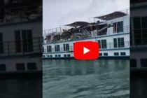 VIDEO: Prinzessin Isabella Collides with Cargo Ship