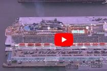 VIDEO: World's Fourth-Largest Cruise Ship Arrives in New York