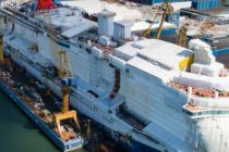 VIDEO:Construction on Carnival Cruise Line’s Mardi Gras ship progressing at Meyer Turku shipyard