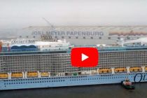 VIDEO: Royal Caribbean's Odyssey of the Seas floated out