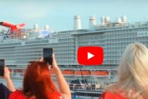 VIDEO: Carnival's Mardi Gras ship arrives in Port Canaveral US