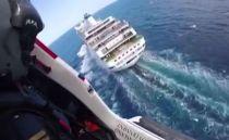 Three People Airlifted from Two P&O Cruise Ships: VIDEO