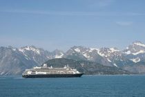 Whale Found on Bow of Zaandam in Alaska