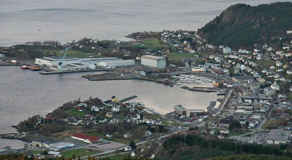 Port of Ulsteinvik (Hareidlandet Island, Norway)