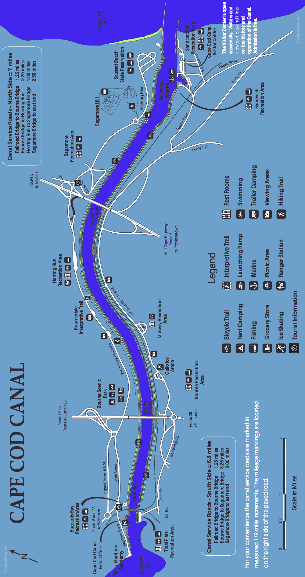 Cape Cod Canal map