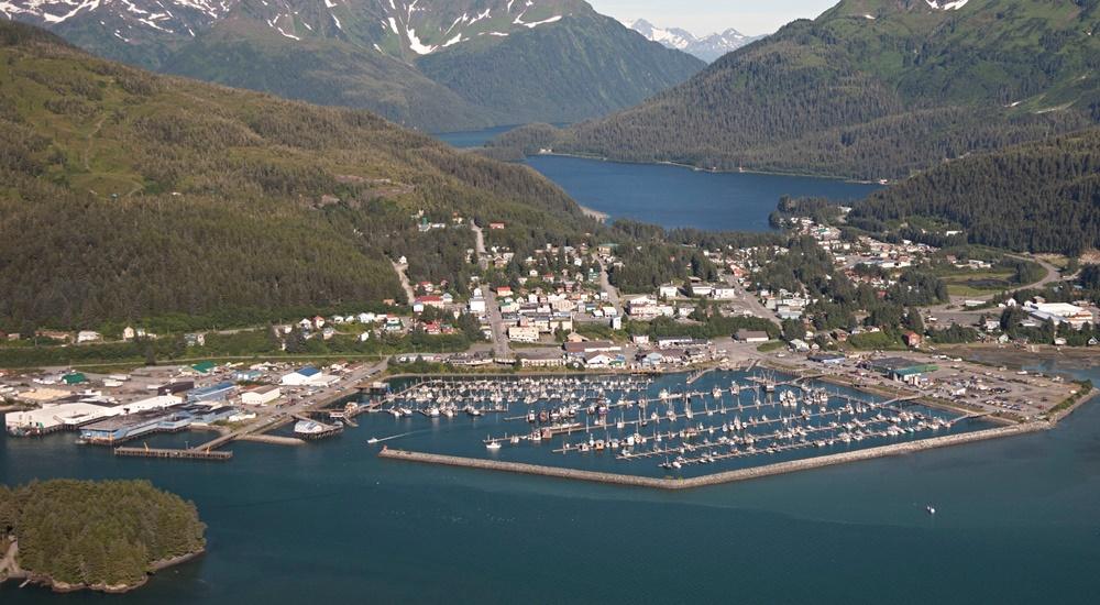 Cordova AK (Alaska USA) ferry cruise port