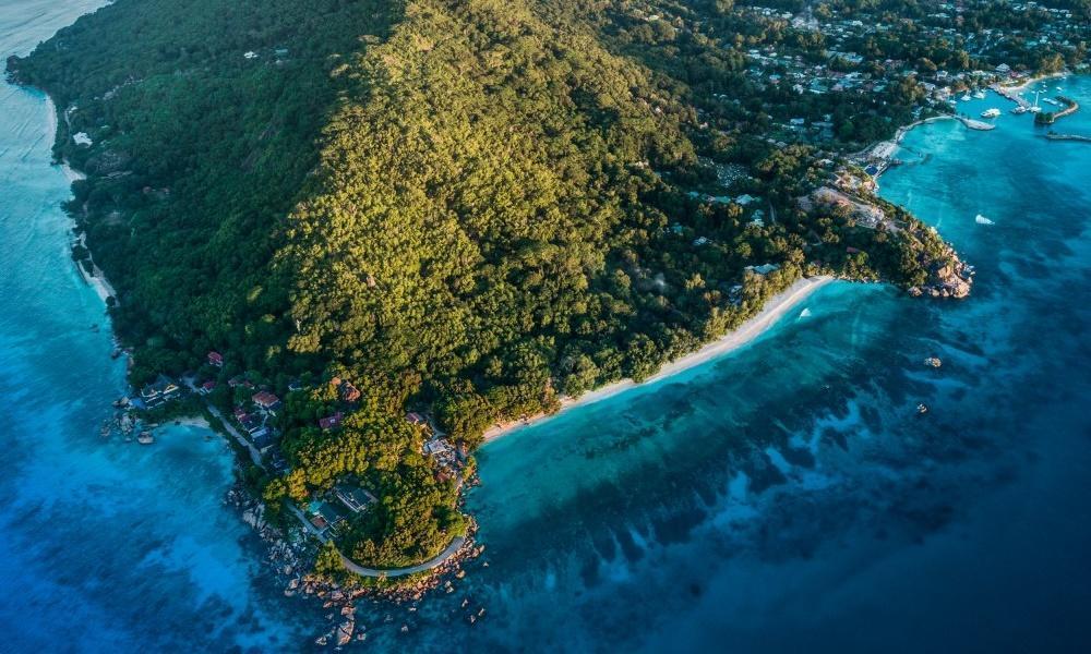 La Digue Island Seychelles port photo