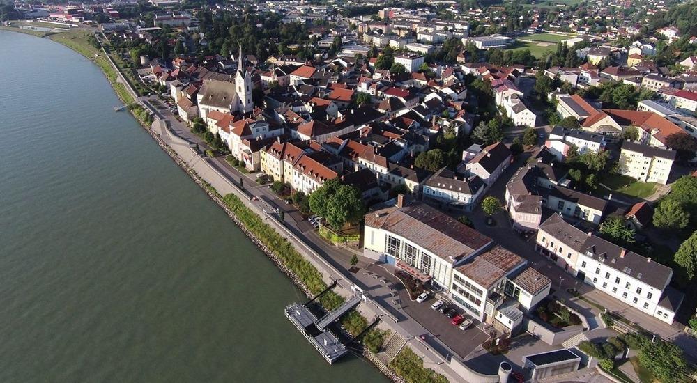 Port of Ybbs an der Donau (Austria)