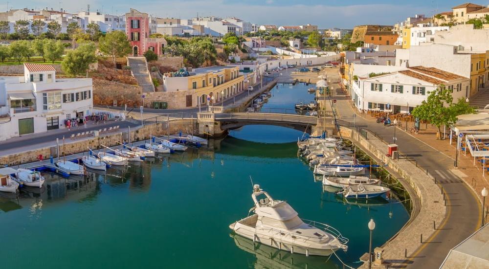 Ciudadela (Menorca Island, Spain) cruise port