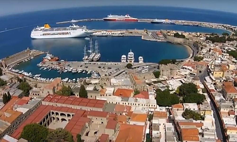 cruise ship port rhodes greece