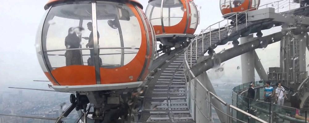 Guangzhou Tower - Bubble Tram