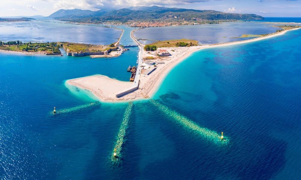 Lefkada Island port photo