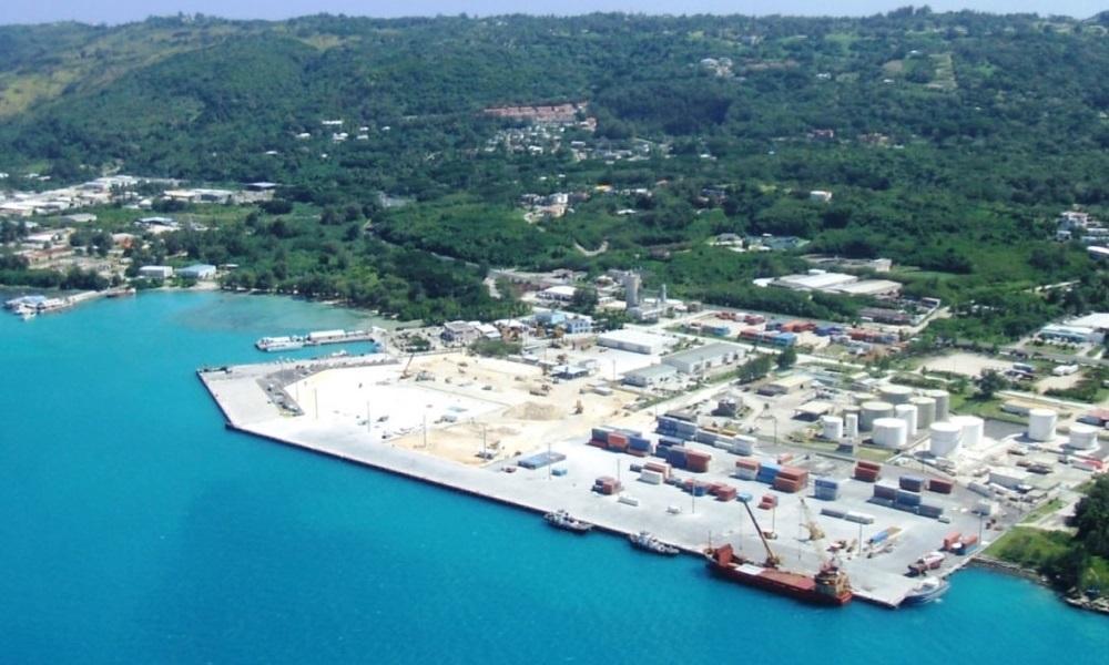 Saipan Island Marianas port photo Saipan Island Marianas port photo