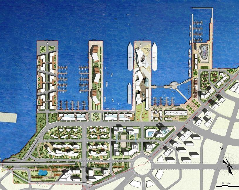 Dalian cruise port map
