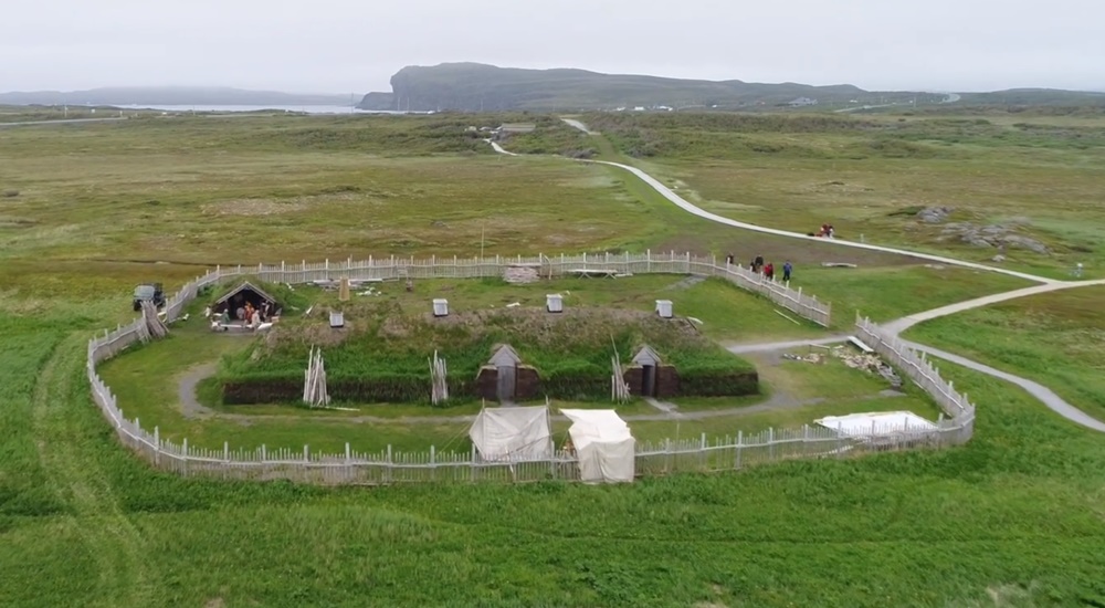 Canada L'Anse aux Meadows viking settlement/village