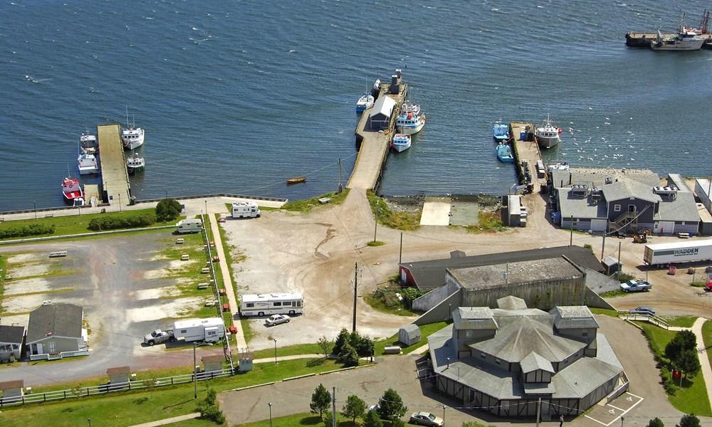 Louisbourg NS port photo