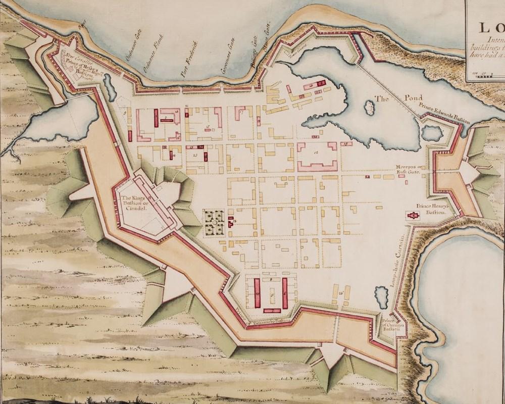 Fortress of Louisbourg plan