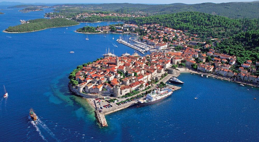 Korcula Island (Croatia) cruise port Korcula