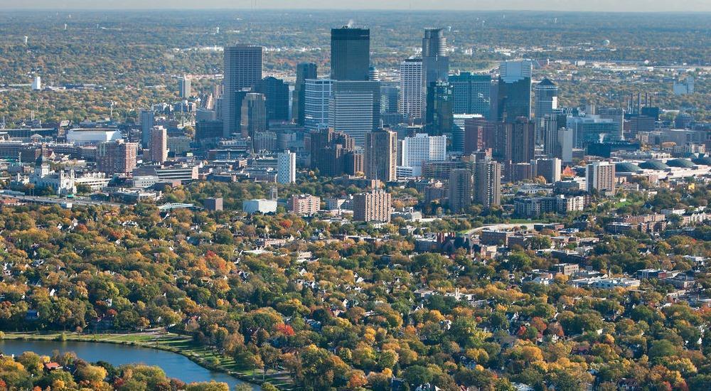 Aerial Photography Map of North St Paul, MN Minnesota