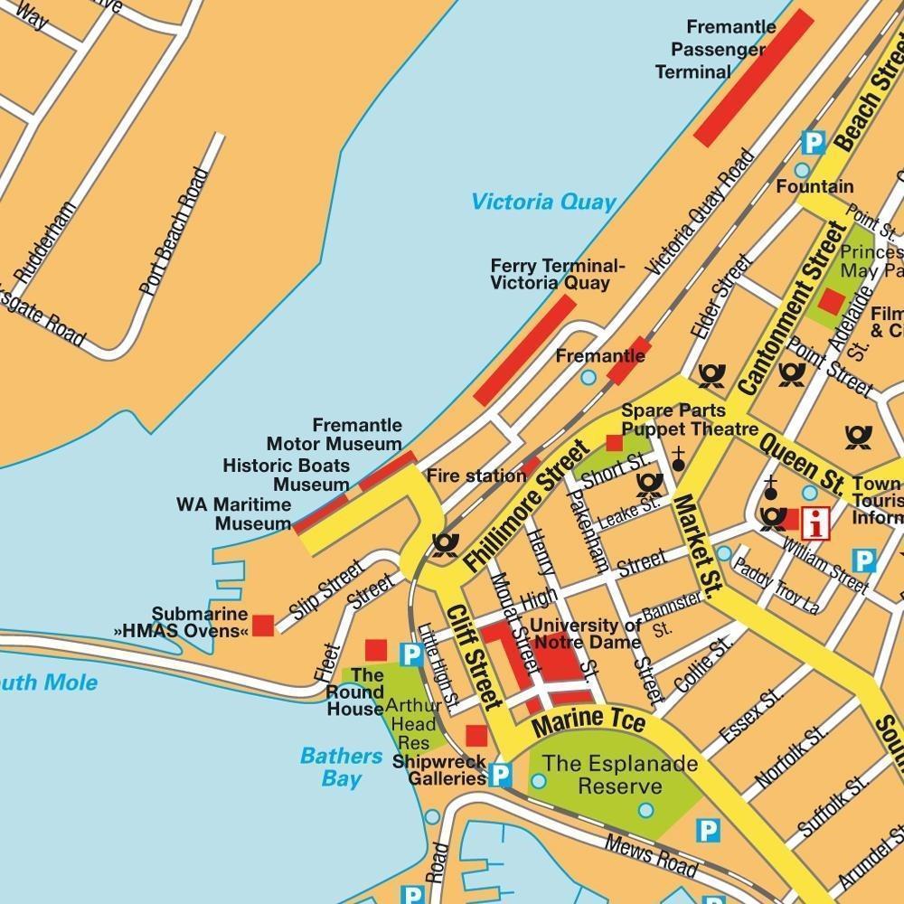 Fremantle port map (printable)