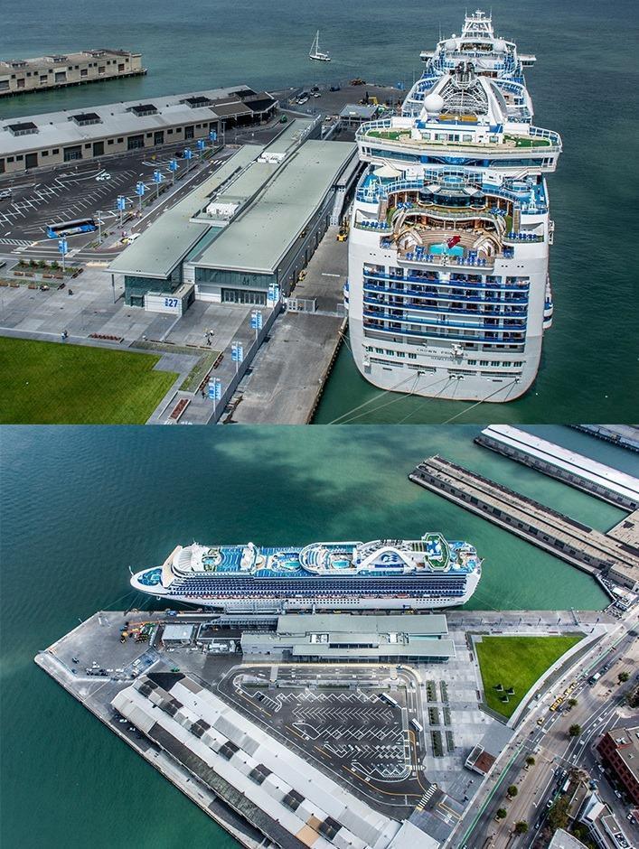 cruise ships docking in san francisco