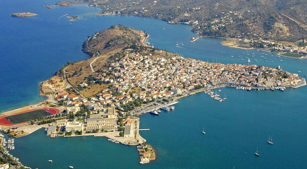 Poros Island port photo Poros Island port photo